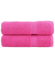 Serviettes de douche de qualité supérieure SOLUND 2 pcs rose | Mobilier & Déco