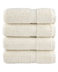 Serviettes de visage de qualité supérieure SOLUND 4 pcs crème | Mobilier & Déco