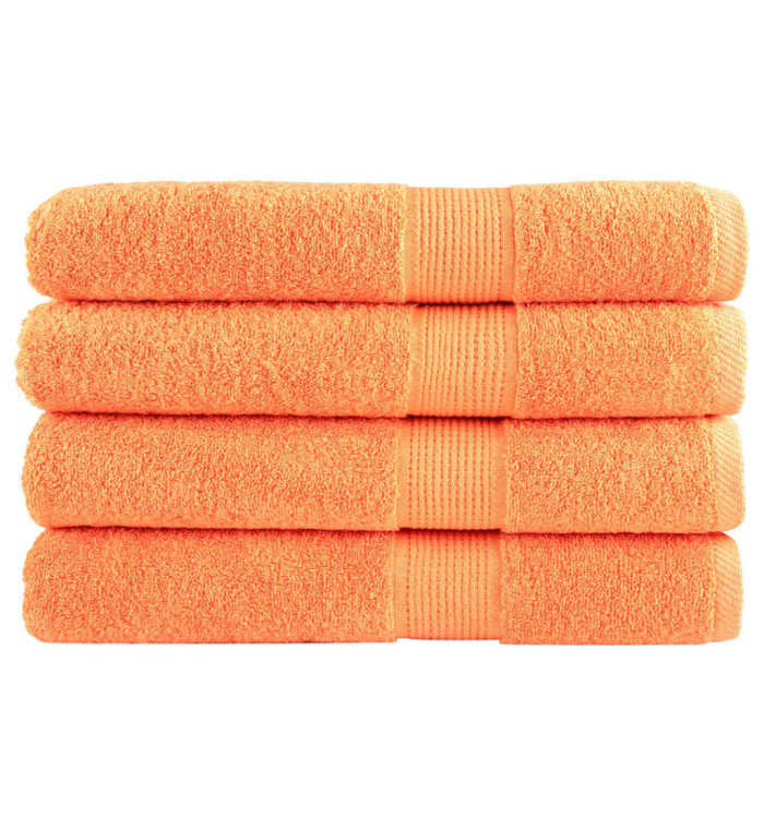 Serviettes de qualité supérieure SOLUND 4 pcs orange 600 g/m² | Mobilier & Déco