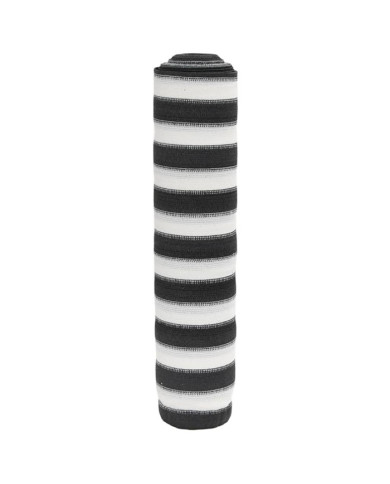 Filet brise-vue anthracite et blanc 1,8x10 m PEHD 150 g/m² | Mobilier & Déco