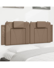 Coussin de tête de lit cappuccino 140 cm similicuir | Mobilier & Déco