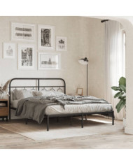 Tête de lit métal noir 137 cm | Mobilier & Déco