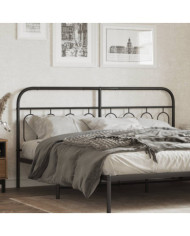 Tête de lit métal noir 193 cm | Mobilier & Déco