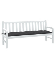 Coussin de banc de jardin anthracite mélangé 180x50x7 cm tissu | Mobilier & Déco