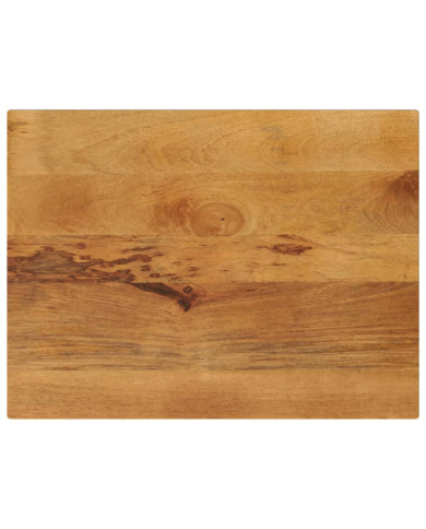 Dessus de table 90x70x3,8 cm rectangulaire bois massif manguier | Mobilier & Déco