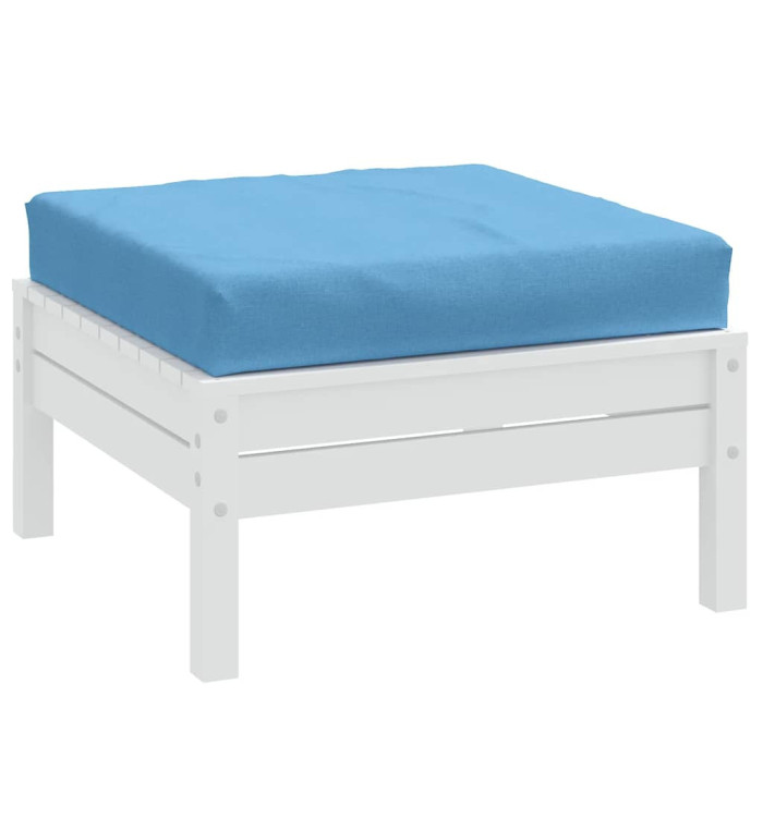 Coussin de palette bleu mélangé 60x60x9,5 cm tissu | Mobilier & Déco