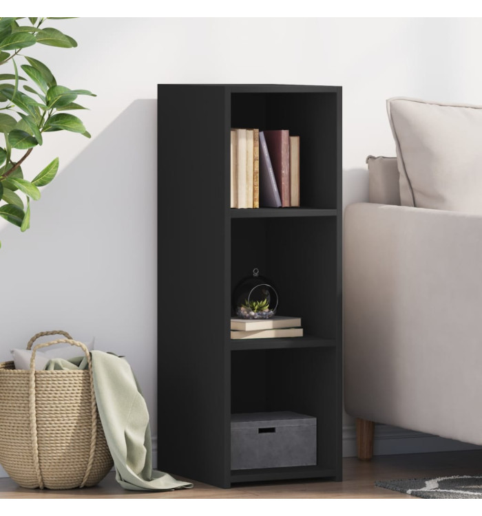 Buffet noir 30x41x93 cm bois d'ingénierie | Mobilier & Déco