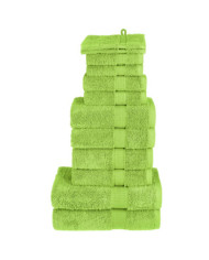 Ensemble de serviettes de qualité supérieure SOLUND 12 pcs vert | Mobilier & Déco