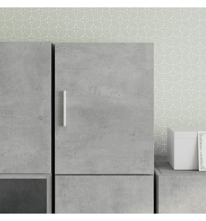 Armoire murale gris béton 30x42,5x40 cm bois d'ingénierie | Mobilier & Déco