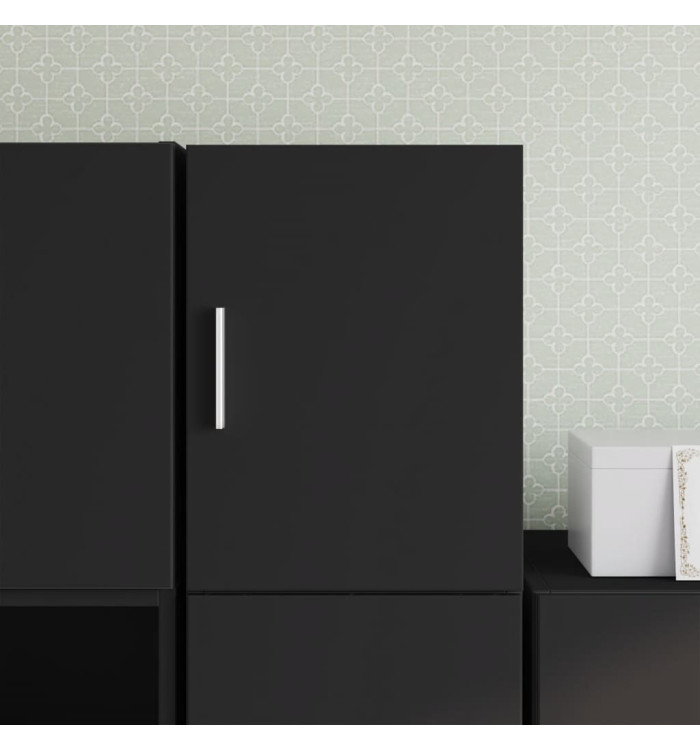 Armoire murale noir 30x42,5x40 cm bois d'ingénierie | Mobilier & Déco