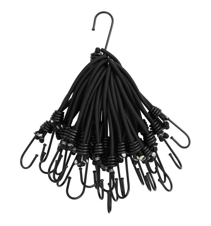 Cordon élastique avec crochets 25 pcs 17 cm | Mobilier & Déco