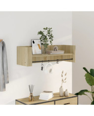 Étagère murale chêne sonoma 100x35x30,5 cm bois d'ingénierie | Mobilier & Déco