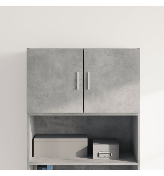 Armoire murale gris béton 70x42,5x40 cm bois d'ingénierie | Mobilier & Déco
