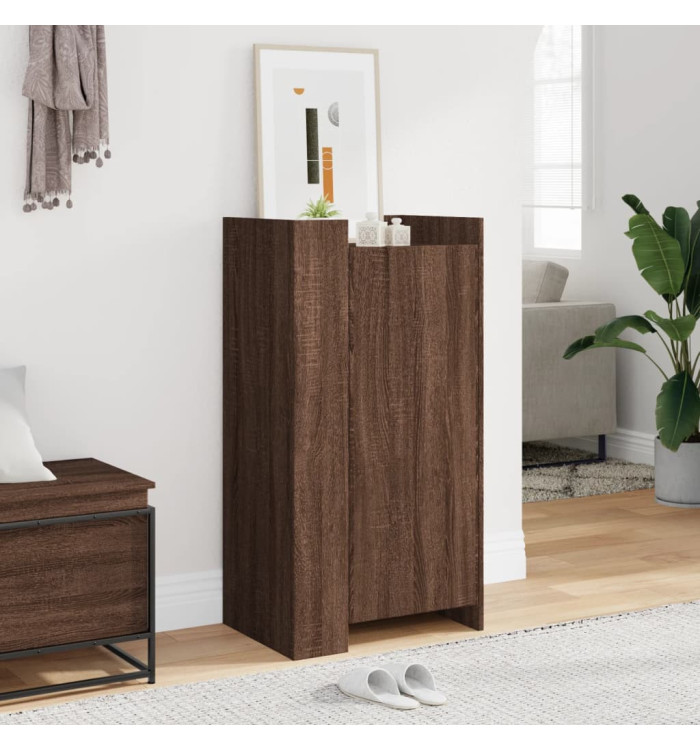 Armoire à chaussures chêne marron 52x37,5x100 cm | Mobilier & Déco