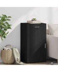 Buffet noir 50x42,5x93 cm bois d'ingénierie | Mobilier & Déco