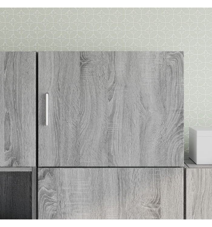 Armoire murale sonoma gris 50x42,5x40 cm bois d'ingénierie | Mobilier & Déco