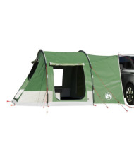 Tente de voiture 2 personnes vert imperméable | Mobilier & Déco