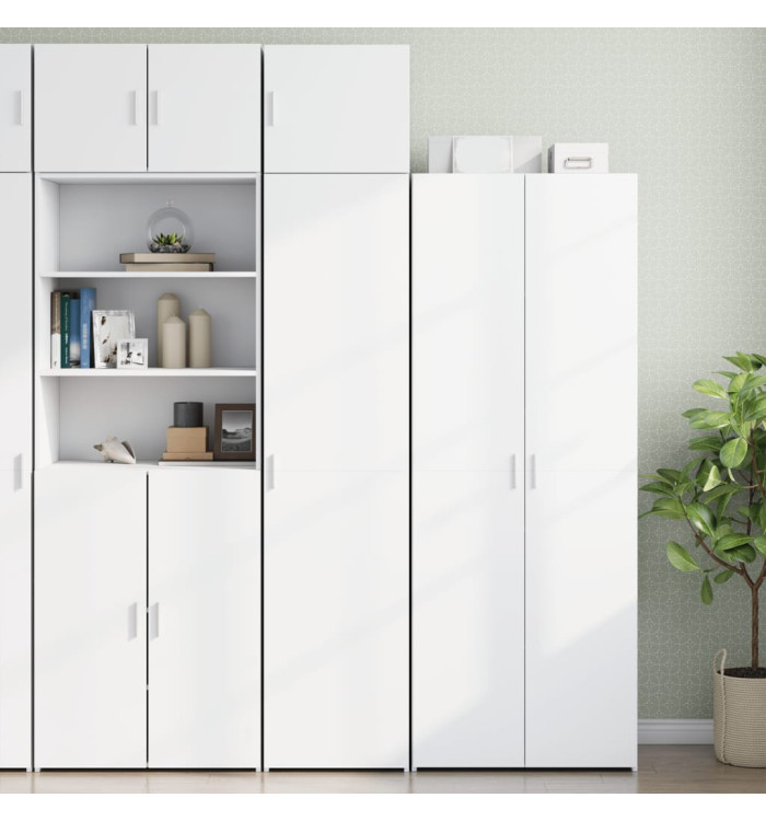 Armoire de rangement mince blanc 45x42,5x225 cm | Mobilier & Déco