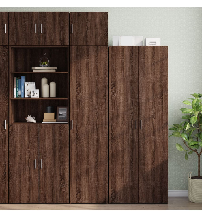 Armoire de rangement mince chêne marron 45x42,5x225 cm | Mobilier & Déco