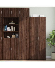 Armoire de rangement mince chêne marron 45x42,5x225 cm | Mobilier & Déco