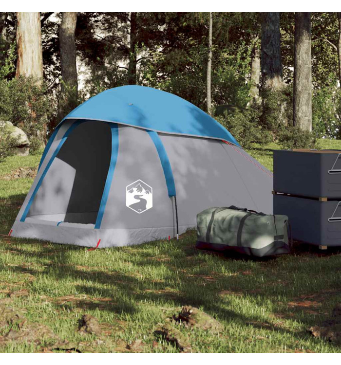Tente de camping à dôme 1 personne bleu imperméable | Mobilier & Déco