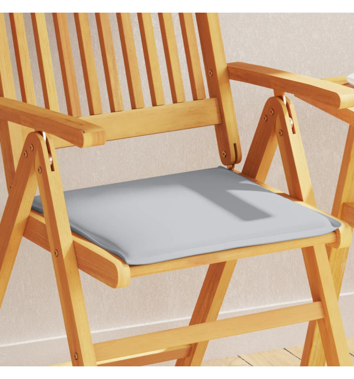 Coussins de siège de jardin lot de 4 gris clair 45x45x2cm carré | Mobilier & Déco