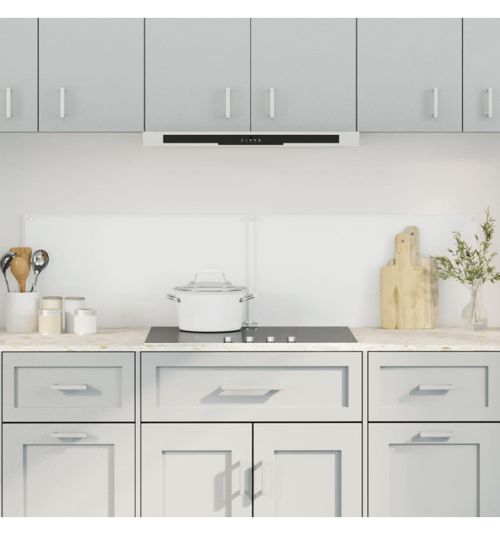 Dosserets de cuisine 2 pcs transparent 80x50 cm verre trempé | Mobilier & Déco