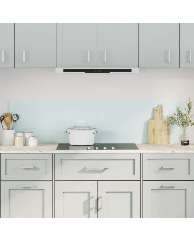 Dosserets de cuisine 2 pcs blanc 80x50 cm verre trempé | Mobilier & Déco