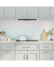 Dosserets de cuisine 2 pcs blanc 80x50 cm verre trempé | Mobilier & Déco