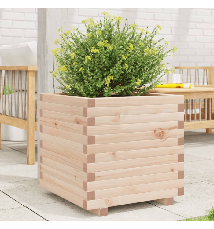 Jardinière 50x50x49,5 cm bois de pin massif | Mobilier & Déco