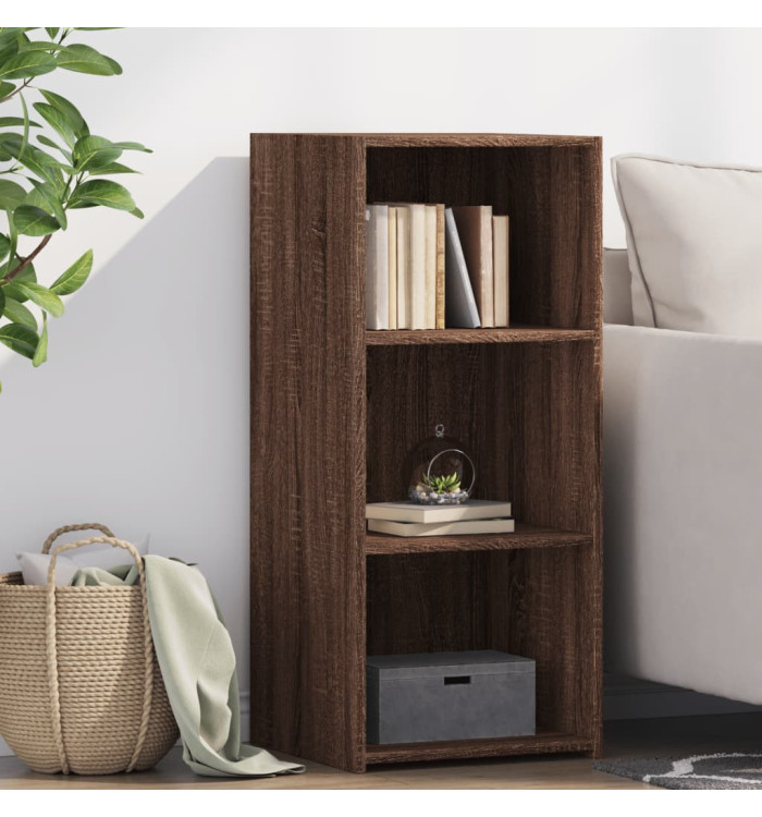 Buffet chêne marron 40x41x93 cm bois d'ingénierie | Mobilier & Déco