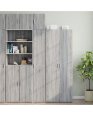 Armoire de rangement mince sonoma gris 30x42,5x225 cm | Mobilier & Déco