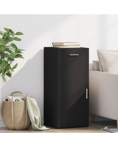 Buffet noir 40x42,5x93 cm bois d'ingénierie | Mobilier & Déco