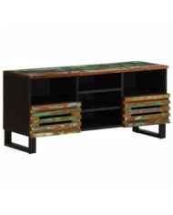 Meuble TV 100x34x46 cm bois d'acacia massif | Mobilier & Déco