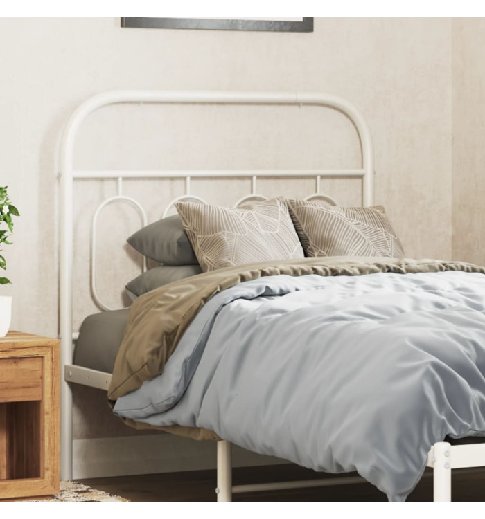 Tête de lit métal blanc 90 cm | Mobilier & Déco