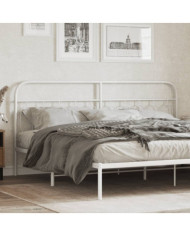 Tête de lit métal blanc 200 cm | Mobilier & Déco