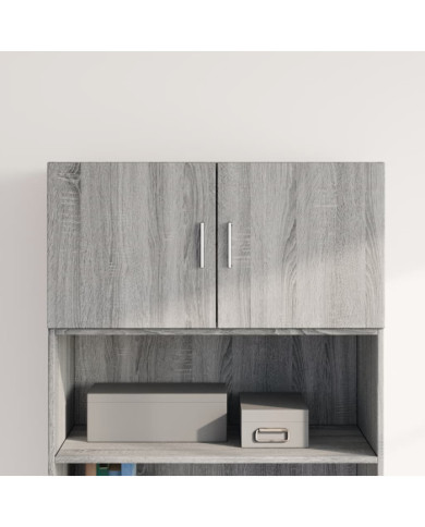 Armoire murale sonoma gris 80x42,5x40 cm bois d'ingénierie | Mobilier & Déco