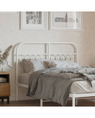 Tête de lit métal blanc 120 cm | Mobilier & Déco