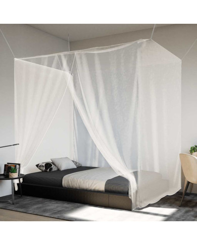 Moustiquaire suspendue 156 maille blanc 220x120x150 cm | Mobilier & Déco
