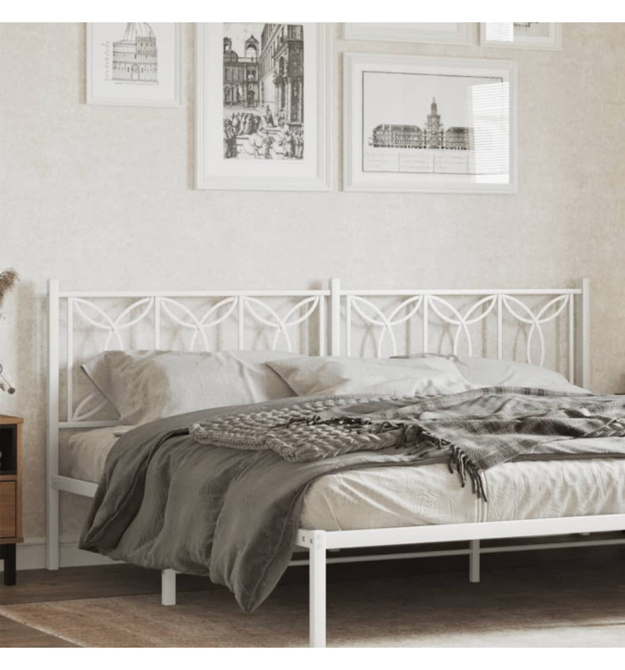Tête de lit métal blanc 193 cm | Mobilier & Déco