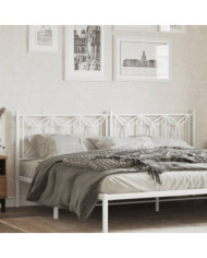 Tête de lit métal blanc 193 cm | Mobilier & Déco