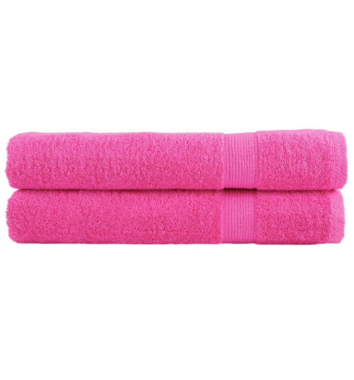 Serviettes de sauna de qualité supérieure SOLUND 2 pcs rose | Mobilier & Déco