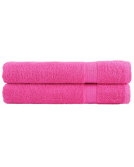 Serviettes de sauna de qualité supérieure SOLUND 2 pcs rose | Mobilier & Déco