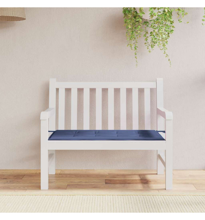 Coussin de banc de jardin bleu marine 100x50x4 cm tissu oxford | Mobilier & Déco