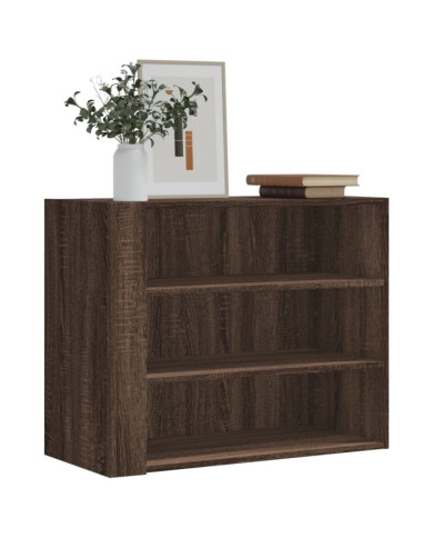 Armoire murale chêne marron 75x35x60 cm bois d'ingénierie | Mobilier & Déco