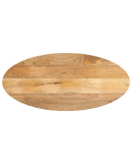 Dessus de table 110x40x2,5 cm ovale bois massif de manguier | Mobilier & Déco