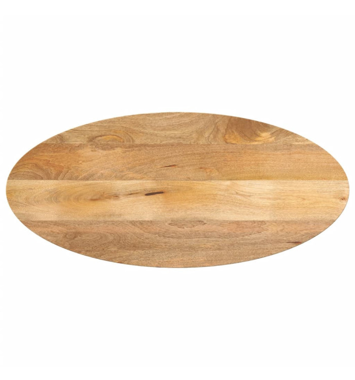 Dessus de table 80x40x3,8 cm ovale bois massif de manguier | Mobilier & Déco