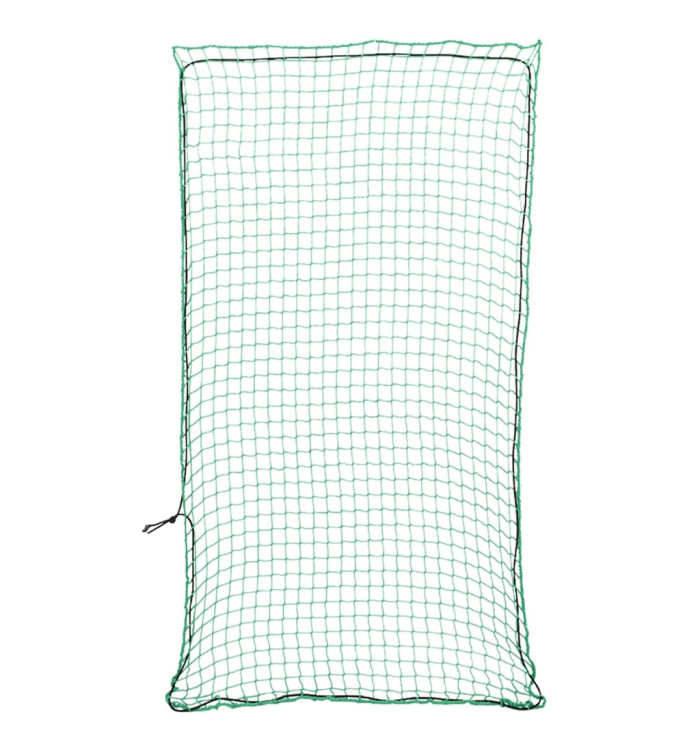 Filet pour remorque avec corde élastique vert 6x3 m PP | Mobilier & Déco
