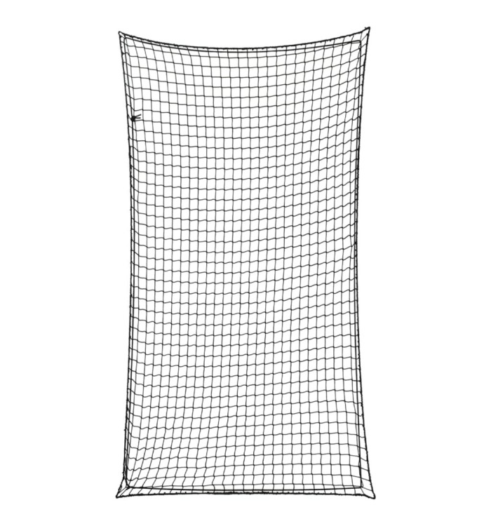 Filet pour remorque avec corde élastique noir 3x1,65 m PP | Mobilier & Déco