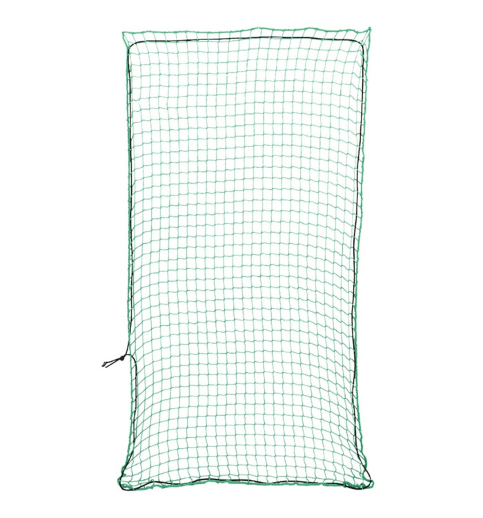 Filet pour remorque avec corde élastique vert 8x3,5 m PP | Mobilier & Déco